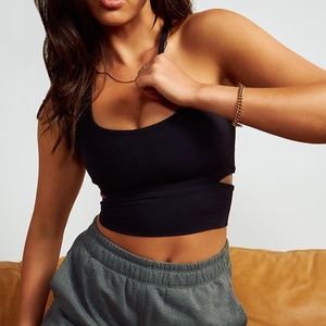 Stori Opposition Longline Bra NWOT Sz 2 Onyx / Black